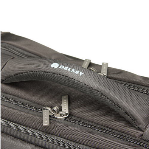 法國(guó)大使 delsey雙夾層電腦包黑色 00012412100